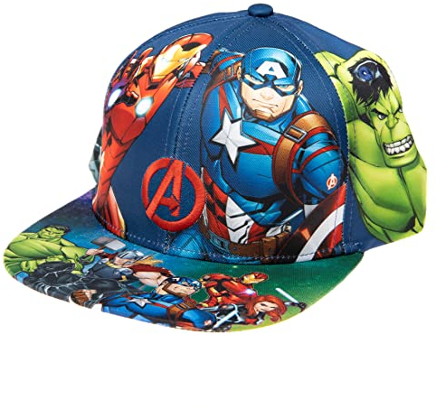 Marvel Avengers Baseballkappe, Herren, Multicolored, Einheitsgröße, Adjustable, Basic sun protection, Cartoon, Comic, Casual, Outdoor, Urlaub, HAT, Mütze, Baseball Cap