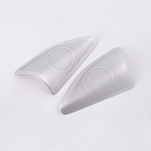Für Mercedes Benz ML W164 GL-Klasse Aluminiumlegierung Tür Audio Hochtöner Lautsprecherabdeckung Dekoration Trim Aufkleber Autozubehör