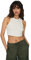 ONLY Damen Onlvilma S/L Cropped Tank Top JRS Noos, Cloud Dancer, L