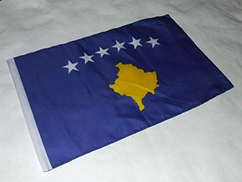 Kosovo Fahne/Flagge 30x45 cm mit Hohlsaum