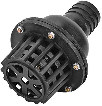 Alvinlite Clapet anti-retour en PVC | Clapet anti-retour plat basse pression pour pompe à eau Noir | Pompe à eau de 2 pouces