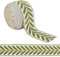 OLYCRAFT 10.9 Yards/10 M Jacquard Band 6cm Blattmuster Jacquard Polyesterbänder Weiß Grün Blatt Jacquard Gewebte Stickerei Für Heimwerker Nähen Basteln Handgefertigte Taschen Gürtel