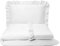 balbina Parure de lit 2 pièces en coton pour enfant - Avec volants et fermeture éclair - Housse de couette 100 x 135 cm et taie d'oreiller 60 x 40 cm - Blanc