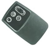 HCDZ Replacement Remote Control for Duraflame 32EF033FGL 32EF033FSL 32EF033CGL 33EF033FGL 33EF033FSL 33EF033CGL 33II033FGL 33II033FSL 33II033CGL Infrared Quartz Electric Fireplace