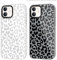 Yoedge 2 Stück Handyhülle für iPhone 12/iPhone 12 Pro Hülle 6,1, Leopard Muster Frauen Mädchen Aesthetic Handyhülle,Transparent Dünn Weich Silikon TPU Fit Stoßfest Kratzfest Schutzhülle für iPhone 12
