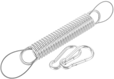 Hängemattenstuhl Federset Edelstahl Silber für Outdoor Schaukelaufhängung