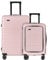 ETERNITIVE - Hartschalenkoffer Set - Klein und Mittel I Rollkoffer aus Polycarbonat & ABS I Größe: 54cm & 64 cm I Reisekoffer mit Rollen 360° I Handgepäck 33L & 64LI Trolley mit TSA-Schloss I Rosa