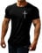 Herren T-Shirt Printshirt Aufdruck Kreuz Cross Faith Glaube Trend-Motiv Fashion Streetstyle