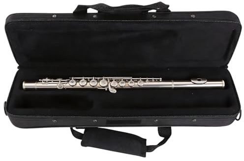Oxford Cloth Flute Case - Adjustable Shoulder Strap, Waterproof, 39.5 X 12 X 7cm, Lightweight & Portable