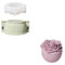 BOOWAN NICOLE Rose Blume Kerzengefäße mit Deckel Beton Silikonformen & 70ML Kerzen Nachfüll Silikonformen,Jesmonite Kerzenständer Gips Gießformen für Kerzenherstellung Handwerk (SH1074)