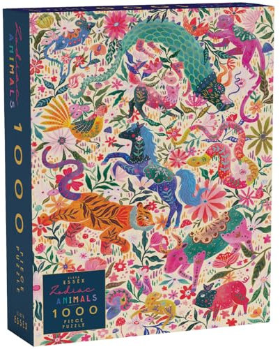 Elena Essex jigsaw puzzles for adults 1000 - Zodiac Animals/jigsaw puzzle/jigsaws 1000 pieces for adults/cool animal tiger cat puzzle/jigsaw puzzles size 70x50cm
