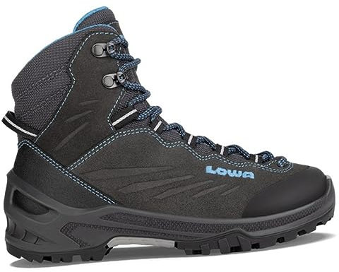 LOWA Stiefel mittel CADIN GTX MID JR anthrazit/türkis, 33
