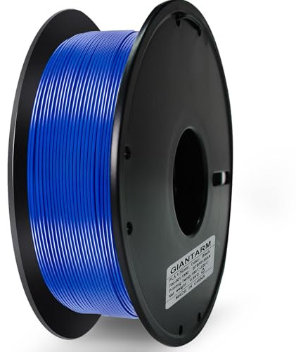 GIANTARM PLA Filament 1.75mm,3D Drucker Filament PLA 0.5 kg Spule(1,1 lbs),MaBgenauigkeit +/- 0,02mm,3D-Druck-Filament für 3D-Drucker (Blau)