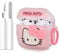 Compatible with AirPods 4 Case Cover 2024 with Cleaning Kit,Cartoon Kawaii for AirPods 4th Generation Case Silicone case for Apple Airpods 4 with Keychain for Women Girls (Hello Kitty)