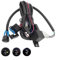 Cuscino riscaldante universale per sedile auto, 12 V, in carbonio, con impostazioni alta/bassa, per l'inverno, adatto per auto, SUV, camion (bianco)