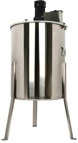 ERSINIAN Estrattore di Miele Elettrico in Acciaio Inossidabile, Attrezzatura per Apicoltura per un'estrazione efficiente del Miele, centrifuga Professionale per apicoltori