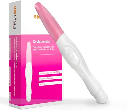 BIOSYNEX - Ovulationstest in Stiftformat – Fruchtbarkeitstest für Frauen - Eisprung - Packung mit 10 Tests