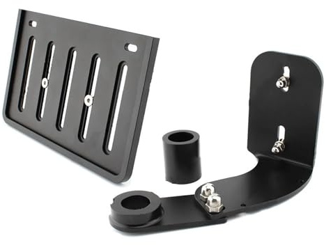 GVGFKPKZAY For Harley Softail Fat Boy Breakout Dyna Street Bob 2018-2022 Motorcycle Side Mount License Plate Holder Bracket Motorbike Number Plate Holder