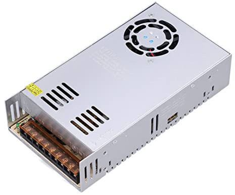 lyrlody Fuente de Alimentación Conmutada Transformador Aleación de Aluminio Fuente de Alimentación Conmutada CC 12V 30A 24V 15A 350W con Protección contra Sobrecarga y Cortocircuitos para Tiras LED