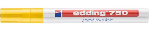 Edding 750-005 - 750 Paint Marker Bullet Tip 2-4mm Yellow PK10