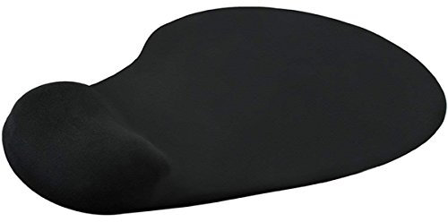 Abigael Mouse Mat with Gel Wrist Rest Accessotech black