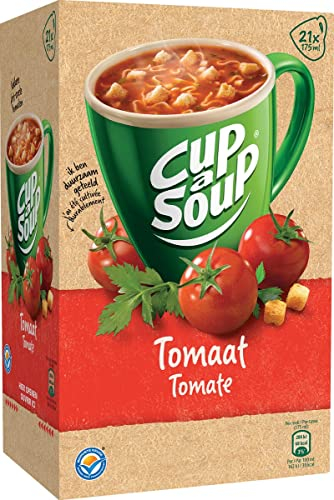 Unilever Coup a Soup, Minestra di Pomodoro, Piatti Pronti, Pacchetto, 21 x 175 ml
