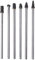 Walfront 6pcs Juego de Fresas Rotativas Largas 6mm, Cortador de Archivo de Fresado, Rebaba de Archivo, Rotativo de Cartucho de Tungsteno 10mm de Cabeza