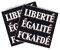 20 Stück - Liberte Egalite FCK AFD - Aufkleber - Sticker - Politisch - Links - 5cm x 5cm