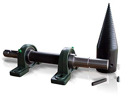 LT80 Vite CONICA SPACCALEGNA (PTU) ROTATIVA per Trattore Diametro Ø80mm con Albero