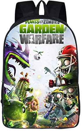 WANHONGYUE Plants vs. Zombies Imagen Mochila de la Escuela Estudiante Bolsas Escolar Bolsa de Ocio Viaje Saco Backpack /5