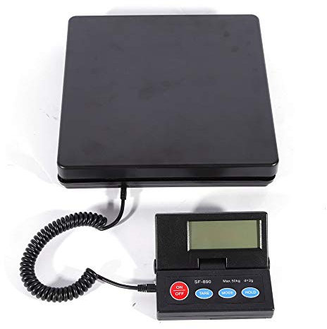 Digitalwaage Briefwaage Paketwaage 50kg schwarz Waage digital Präzisionswaag/Profi Paketwaage 2g - 50Kg Präzisionswaage Briefwaage Tischwaage Plattformwaage.