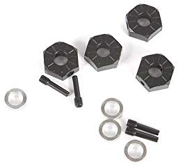 Axial 12mm Hex Bolt Shank and Spacer (4): Capra 1.9 UTB