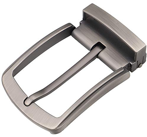 McFanBe 1,5 Pollici (38-40 mm) Fibbia della Cintura Ricambio Quadrata a un Polo per Uomo Cintura da Donna