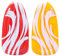 JOYIN 2 Pack aufblasbare Bodyboards für Wasserrutschen, Schwimmen aufblasbare Pool Schwimmer für Kinder, Wasser-Boards Schwimmen Lernen, Sommer Wasser Spaß Spielzeug für Kinder (Rot und Gelb)