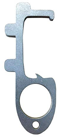 YANOOK Contactless Door Opener Tool | Open and Close Doors Without Direct Contact | Avoid Germs Thanks to Our no Touch Key Door Closer | Stainless no Touch Door Opener