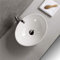 KERAMIK AUFSATZWASCHBECKEN WASCHTISCH WASCHBECKEN WASCHSCHALE HANDWASCHBECKEN WC OVAL KERAMIK WEIß verschiedene Modele (Oval 41x33x14)