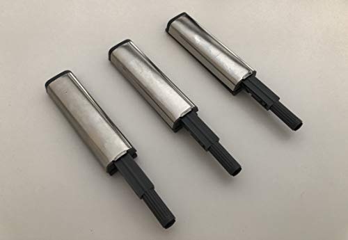 3er-Set Drucktüröffner (Türdämpfer) für Schranktüren und Schubladen - Push to open - passend auch für Küchenmöbel „METOD“