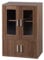 Iris Ohyama, Möbel, Bücherregal, Geschirrschrank, Sideboard mit 4 Regalen und 4 Türen/Design & Modern, Vielseitig verwendbar, Büro, Küche, Schlafzimmer, Wohnzimmer - Cabinet GKN-9060 - Braun