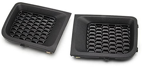 HIFROM 5XB62LXHAA sinistra e destra paraurti anteriore inferiore griglia lunetta copertura di ricambio per Jeep Renegade 2015 2016 2017 nero (1 coppia)
