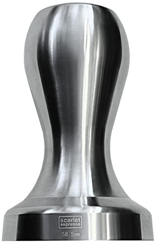 scarlet espresso | Tamper »Solido Affilato« inox sharp edge CNC präzisionsgefertigt, Edelstahl, massiver Profitamper (Edelstahl, 53 mm)