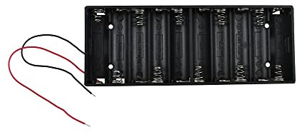 HAHIYO 15V 10AA Battery Holder Bundle Series with Wire Sturdy Clapm Flexible Springs Contact Build-in Harnesses Batteries Black Case Easy Install 1 Pieces for Wall Clocks Ham Radio Kids Toys