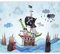 murando - Vlies Fototapete für Kinder 350x256cm Foto Tapete Schlafzimmer Wohnzimmer Vliestapete XXL Motivtapeten Bildtapete 3d Effekt Wand Dekoration - Tiere Piraten Meer Schiff e-C-10003-a-a