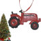 Jomewory Traktorschmuck für den Weihnachtsbaum Weihnachtsschmuck zum Aufhängen von Traktoren aus Kunstharz, Baumschmuck Weihnachtsfeier-Zubehör zum Aufhängen von Auto-Fahrzeug-Bauernhaus-Dekoren