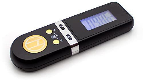 Jieotwice Luftionentester für hohe Konzentration +/- Luftionen, tragbarer Negativ Ionen Konzentrationsdetektor mit Peak Maximum Hold LCD Anzeige