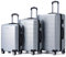 VERTICAL STUDIO 20 24 28 Koffer Reisekoffer 3er-Set Trolley Mehrteilig mit Ziffern Kofferschloss aus Kunststoff (ABS) Vier Rollen (Silber Aalborg)