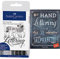 Faber-Castell 267118 - Tuschestift Lettering Starter Set, 9-teilig & Handlettering. Die 33 schönsten Alphabete mit Rahmen