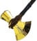 LizMatech Thor Stormbreaker Replica All Solid Metal (Gold)