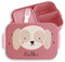 Kinder Bento Box Midi für Mepal Bentobox - Brotbox Boho Hund Jausenbox Hunde Lunchbox Dog I Dogs Vesperdose Hundemotiv - 900 ml - Rosa - brotdose hunden personalisierte name butterbrotdose
