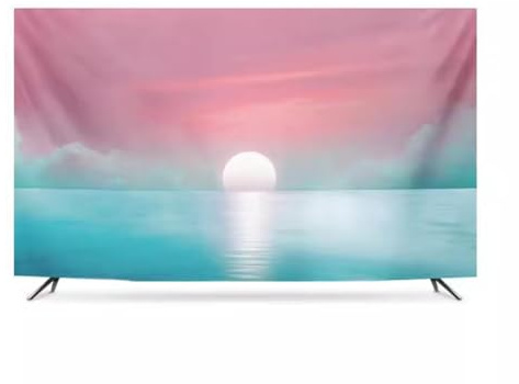 BLUEZY TV/PC Covers Indoor Display Cover, TV/PC screen protector sun/dust protection, TV/PC Monitor Cover, Indoor Bedroom Living Room Decoration Television Dust Cover C,45in