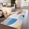 Imperial Rooms Rugs for Bedroom - Runner Rug for Hallway Soft Touch Non Shedding Printed Geometric Area Rugs Living Room Modern Floor Carpet Runners Easy Care (60 x 220Cm, Kira)